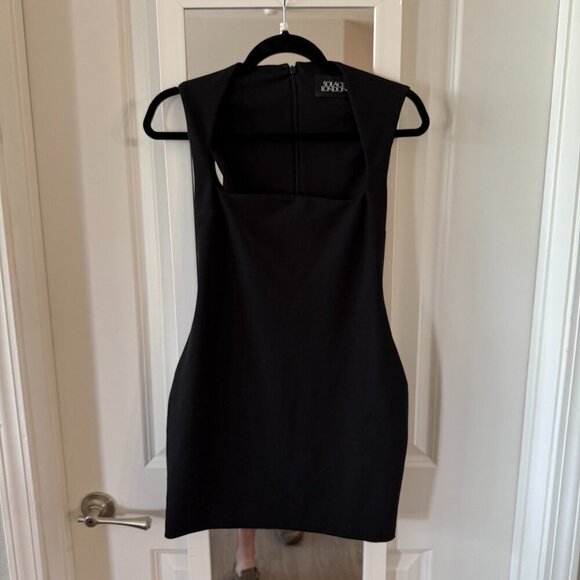 Solace London Black Mini Dress Size US 6 Color Black - Picture 1 of 5